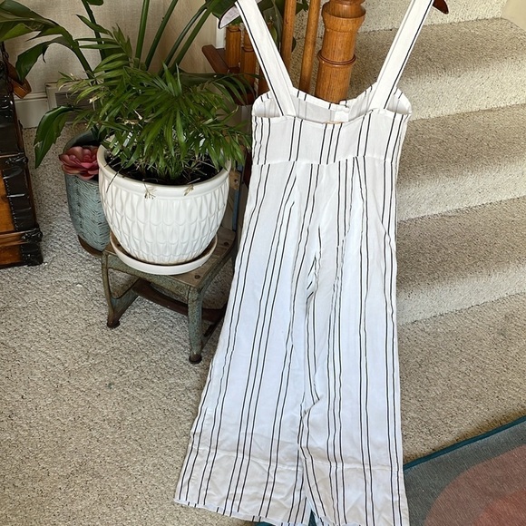 Sancia Cotton Coastal Striped White Jumpsuit - Picture 6 of 13